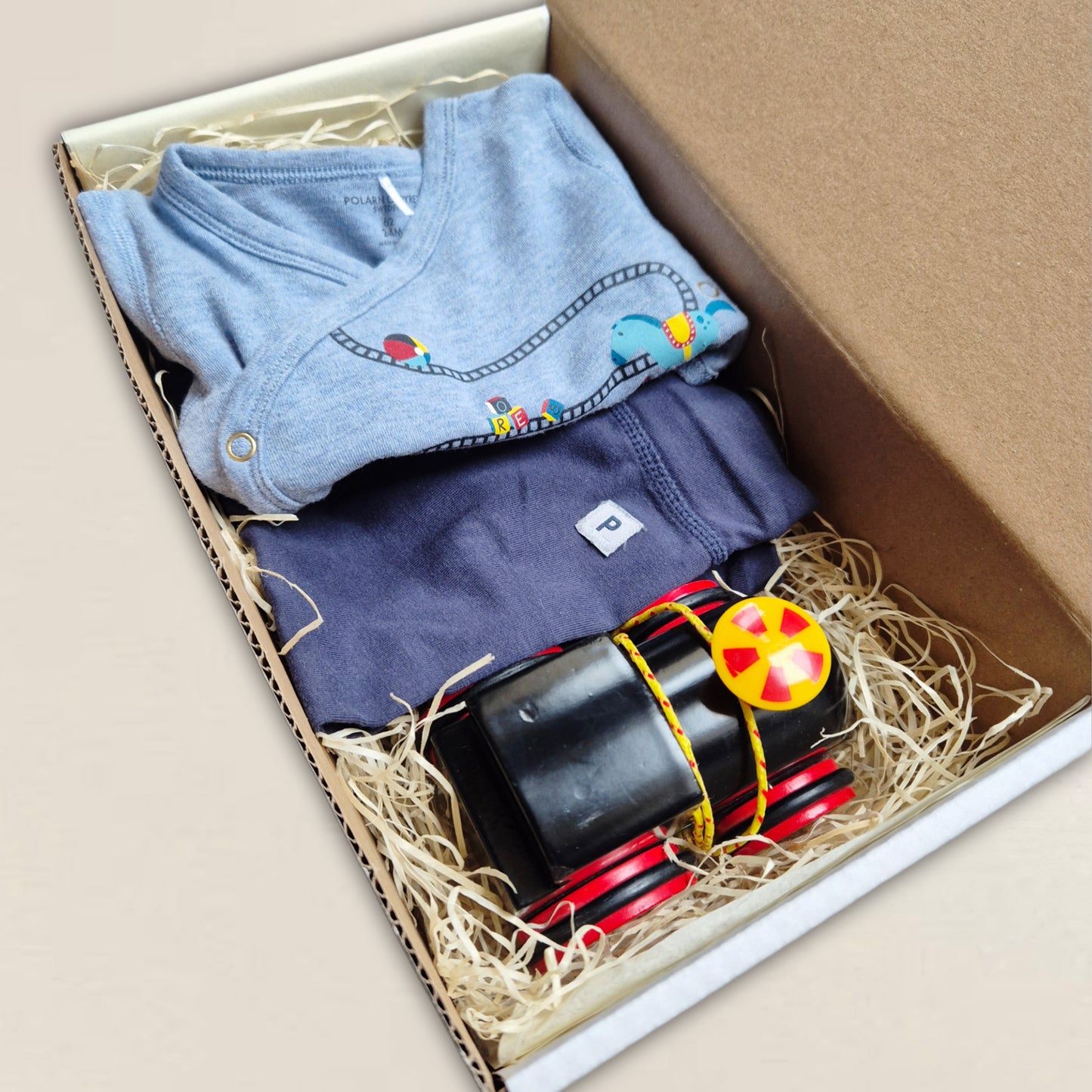 Body, byxor, Brio-lok. Strl. 62