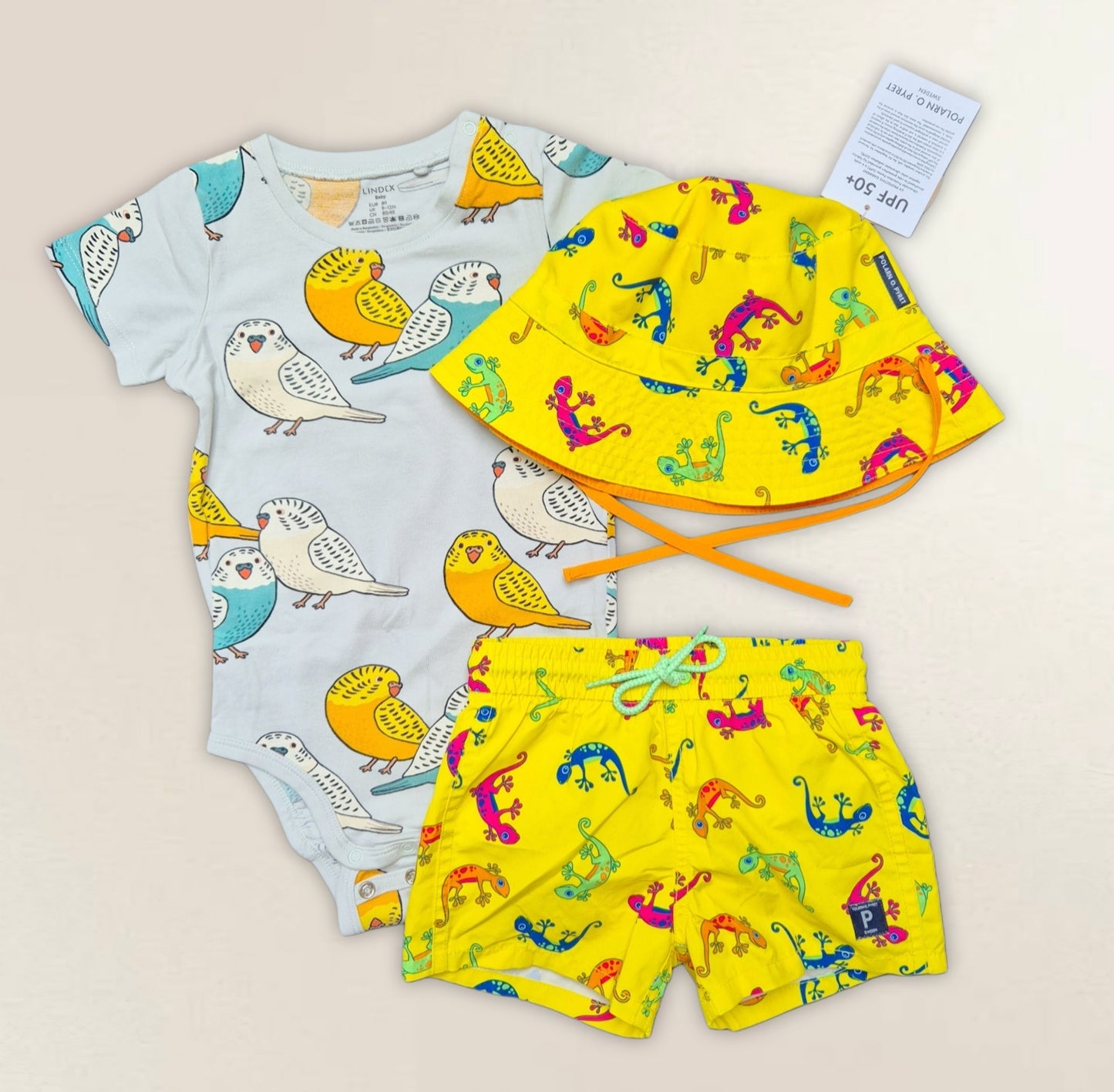 UV-kläder och body. Strl. 80.